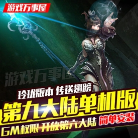 ?C9第九大陆单机版一键端PC大型电脑网络游戏GM工具传送...